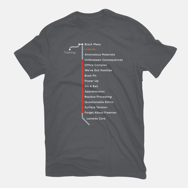 Black Mesa Underground Map-Unisex-Basic-Tee-rocketman_art