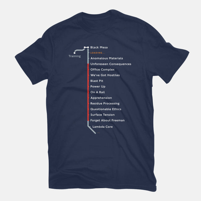 Black Mesa Underground Map-Unisex-Basic-Tee-rocketman_art