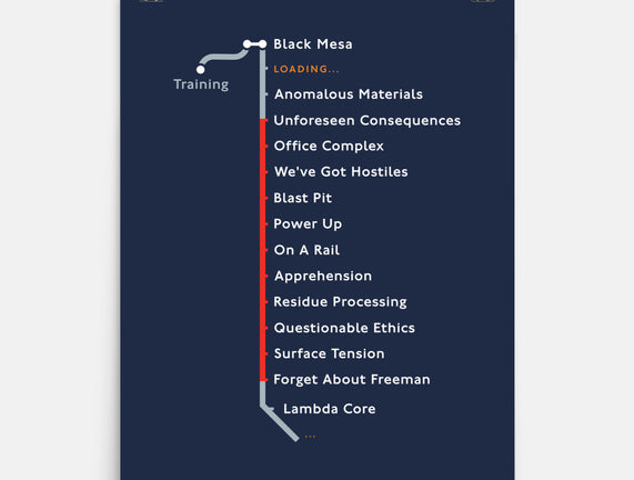 Black Mesa Underground Map