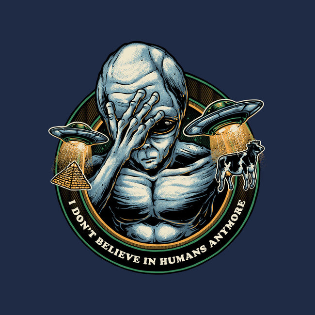 I Don't Believe In Humans Anymore-Mens-Basic-Tee-glitchygorilla