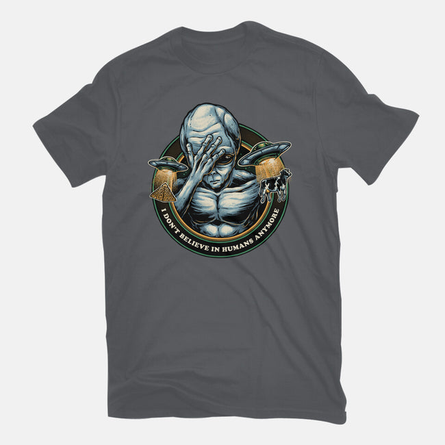 I Don't Believe In Humans Anymore-Womens-Basic-Tee-glitchygorilla