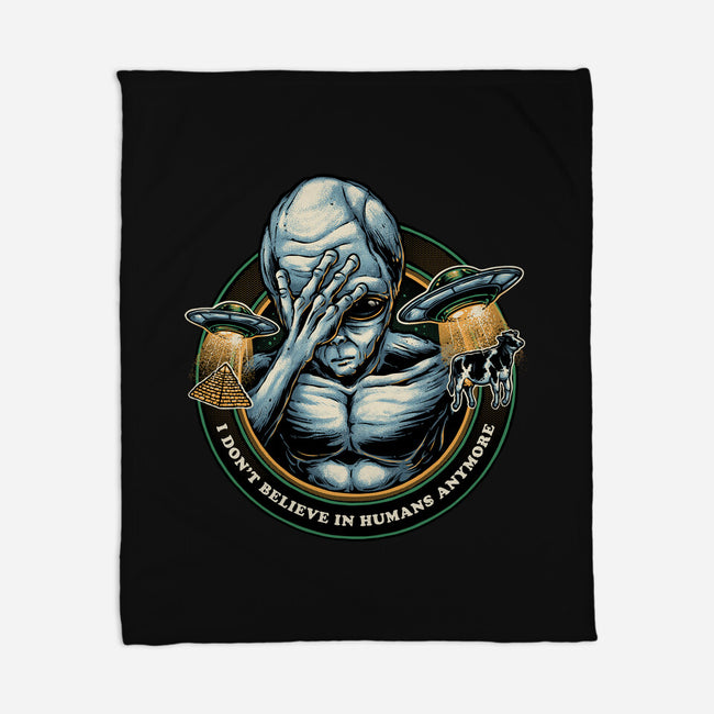 I Don't Believe In Humans Anymore-None-Fleece-Blanket-glitchygorilla