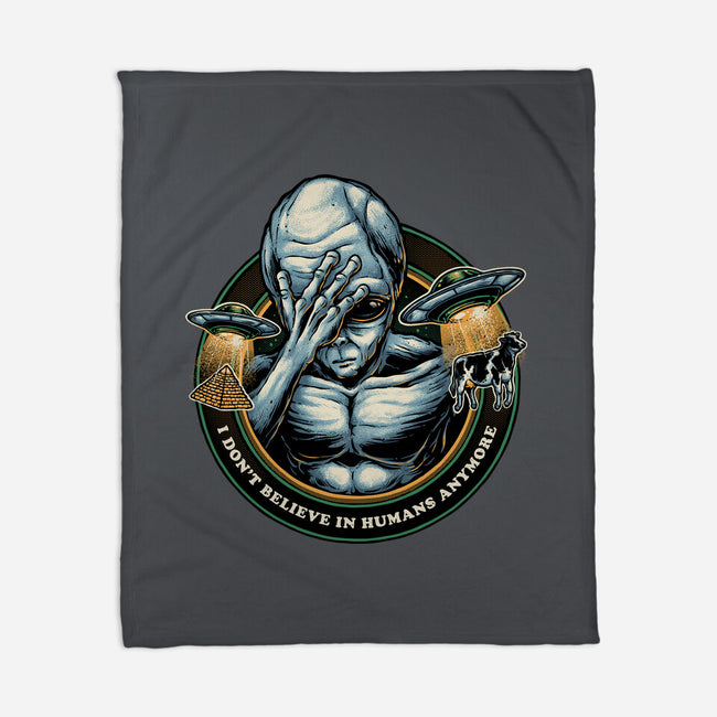 I Don't Believe In Humans Anymore-None-Fleece-Blanket-glitchygorilla