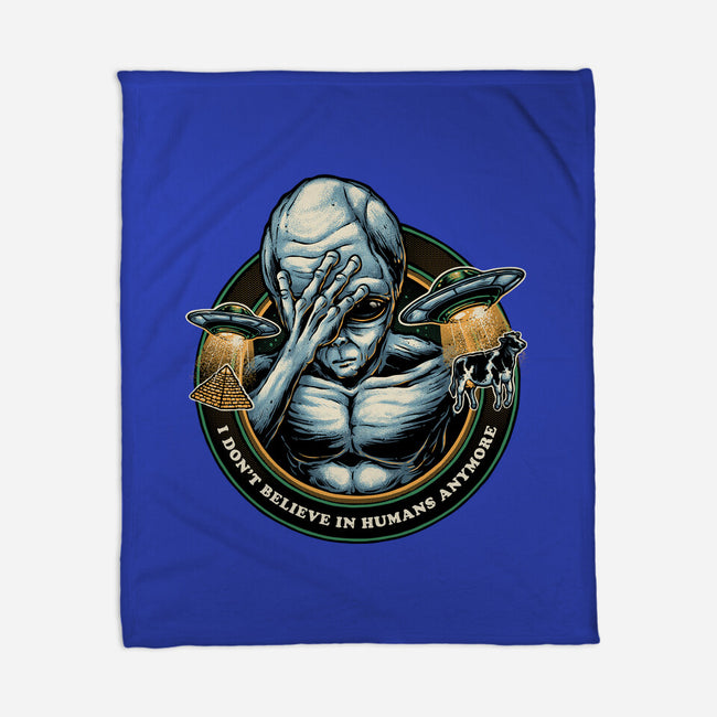 I Don't Believe In Humans Anymore-None-Fleece-Blanket-glitchygorilla
