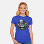 I Don't Believe In Humans Anymore-Womens-Fitted-Tee-glitchygorilla