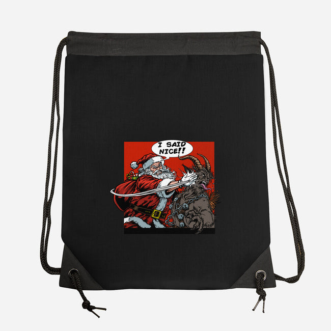 I Said Nice-None-Drawstring-Bag-AndreusD