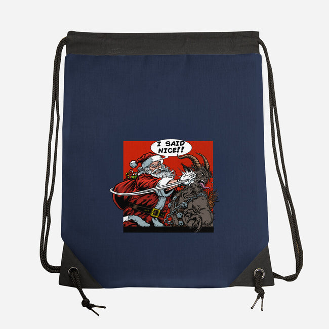 I Said Nice-None-Drawstring-Bag-AndreusD