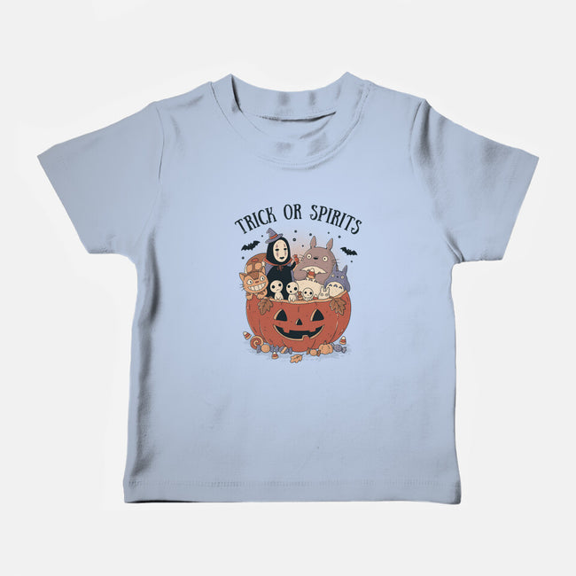 Trick Or Spirits-Baby-Basic-Tee-GODZILLARGE