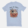 Trick Or Spirits-Womens-Fitted-Tee-GODZILLARGE