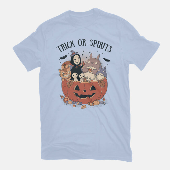 Trick Or Spirits-Mens-Premium-Tee-GODZILLARGE