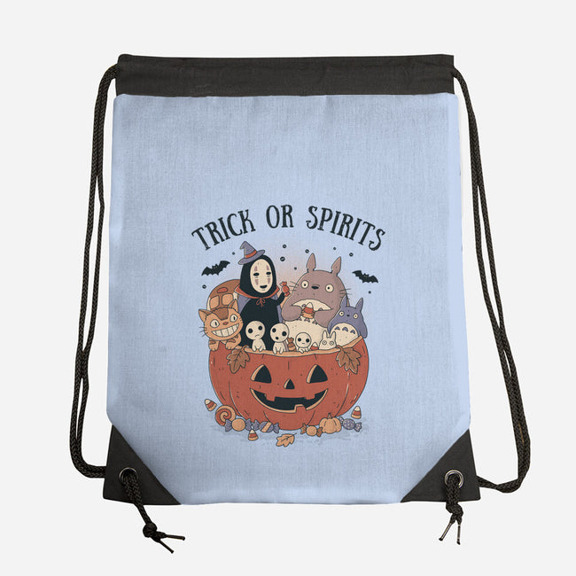 Trick Or Spirits-None-Drawstring-Bag-GODZILLARGE