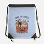 Trick Or Spirits-None-Drawstring-Bag-GODZILLARGE