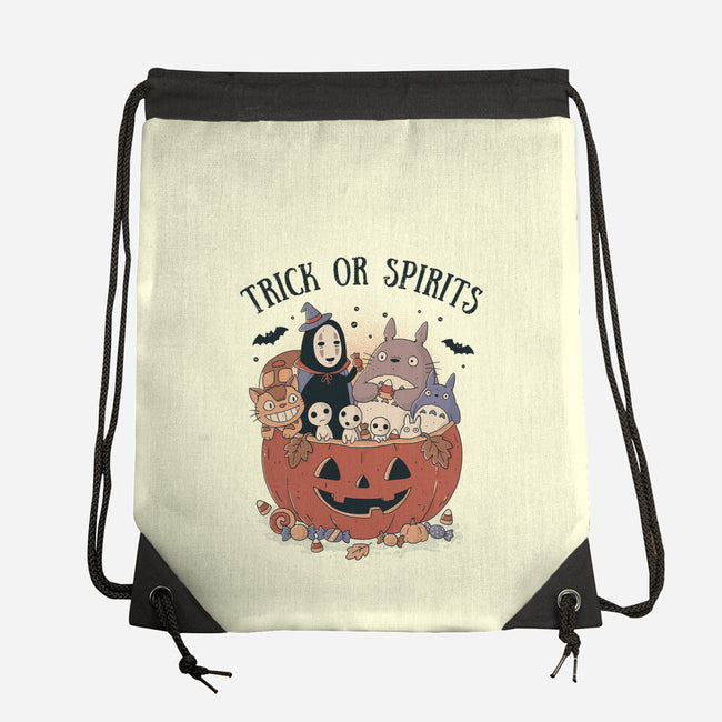 Trick Or Spirits-None-Drawstring-Bag-GODZILLARGE