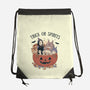 Trick Or Spirits-None-Drawstring-Bag-GODZILLARGE
