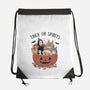 Trick Or Spirits-None-Drawstring-Bag-GODZILLARGE