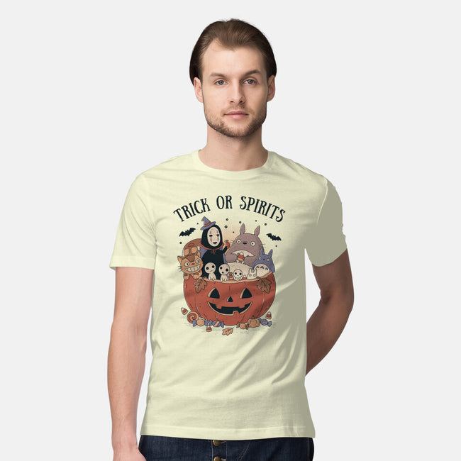 Trick Or Spirits-Mens-Premium-Tee-GODZILLARGE