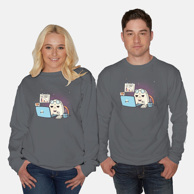 Professional Haunter-Unisex-Crew Neck-Sweatshirt-Freecheese