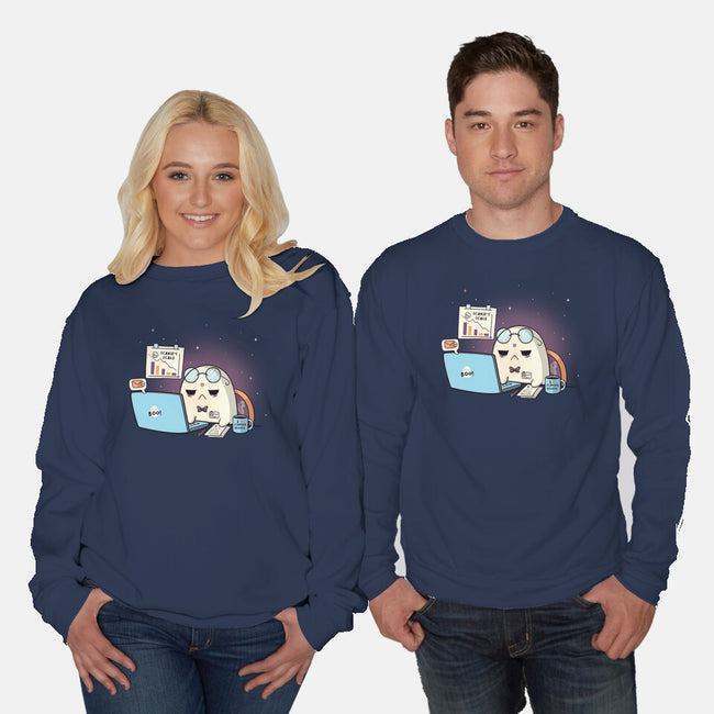 Professional Haunter-Unisex-Crew Neck-Sweatshirt-Freecheese