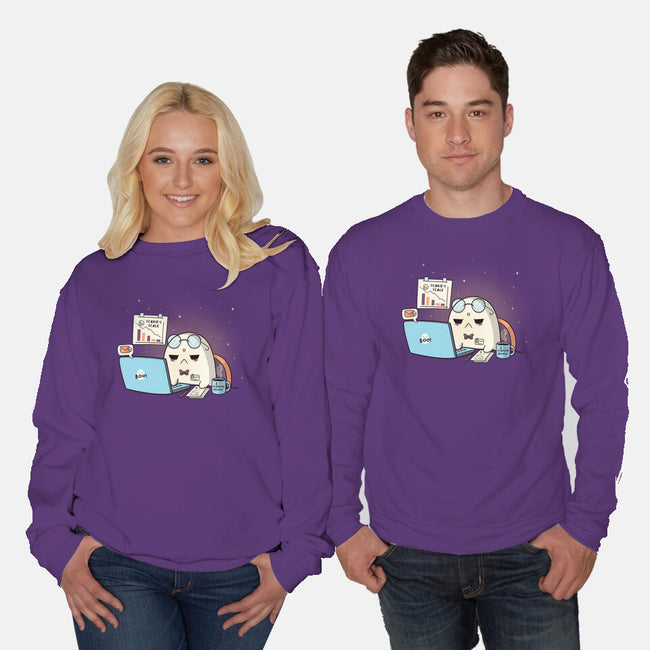 Professional Haunter-Unisex-Crew Neck-Sweatshirt-Freecheese