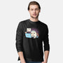 Professional Haunter-Mens-Long Sleeved-Tee-Freecheese
