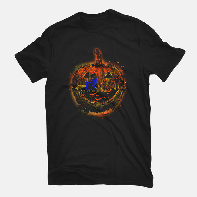 Halloween's Delivery Service-Unisex-Basic-Tee-kharmazero