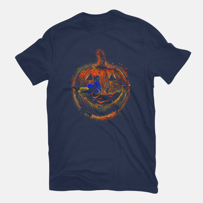 Halloween's Delivery Service-Womens-Basic-Tee-kharmazero