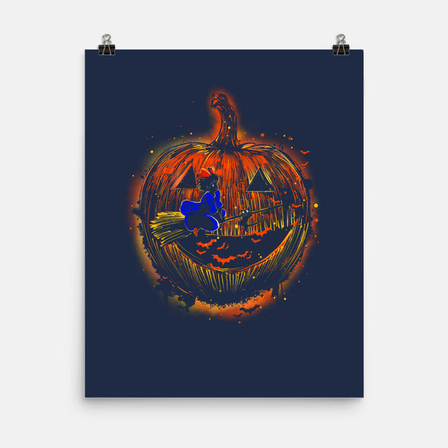 Halloween's Delivery Service-None-Matte-Poster-kharmazero