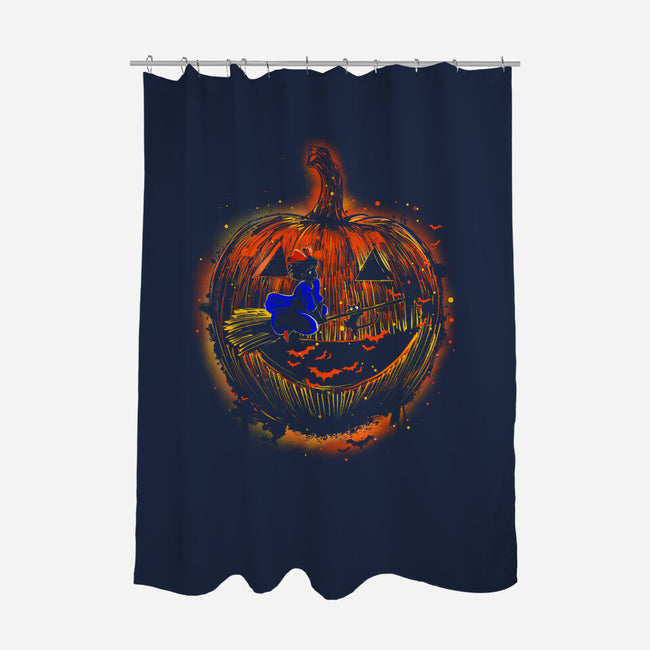 Halloween's Delivery Service-None-Polyester-Shower Curtain-kharmazero