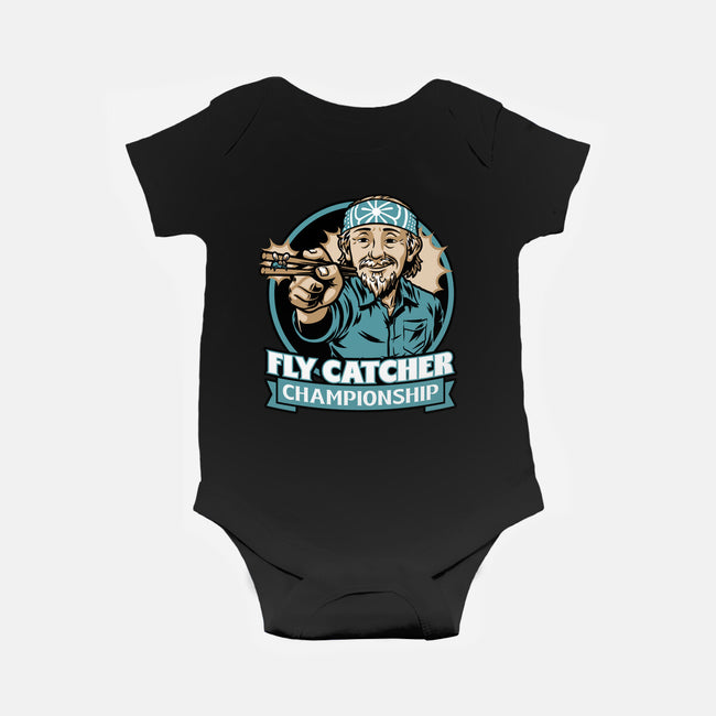 Karate Fly Catcher Champion-Baby-Basic-Onesie-Studio Mootant