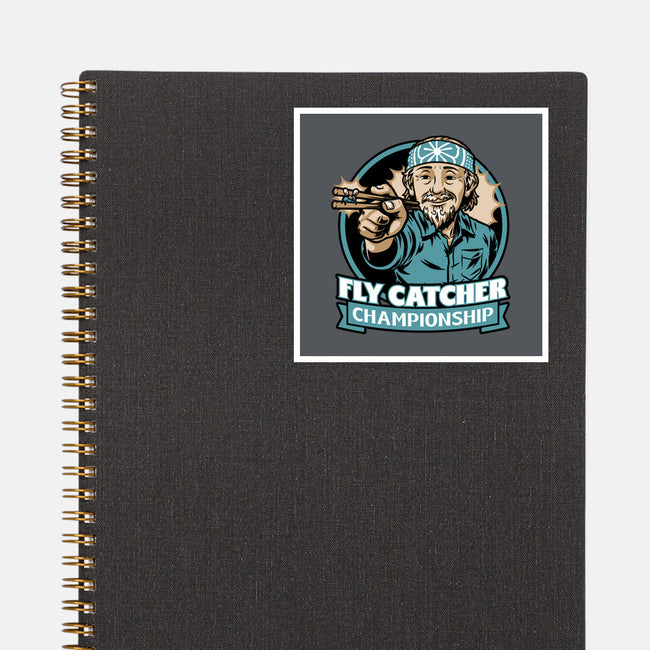 Karate Fly Catcher Champion-None-Glossy-Sticker-Studio Mootant