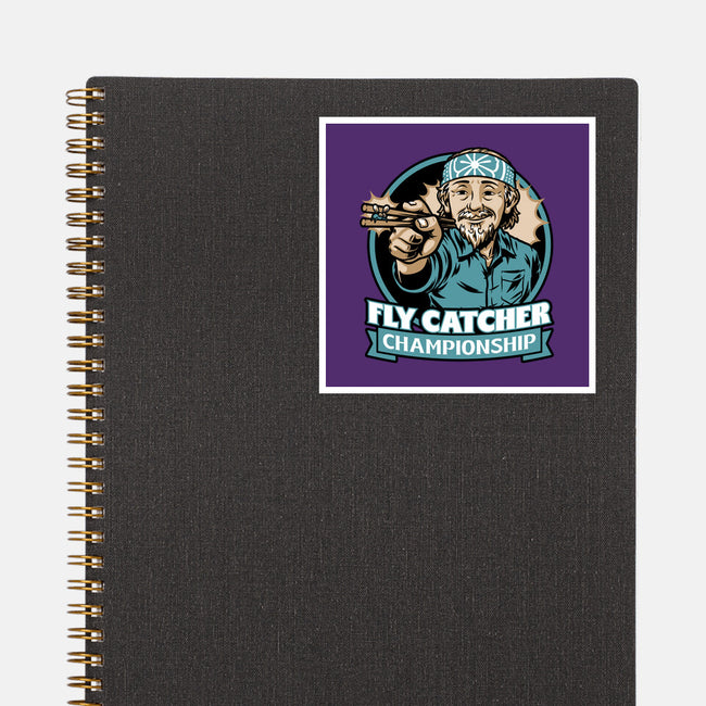 Karate Fly Catcher Champion-None-Glossy-Sticker-Studio Mootant