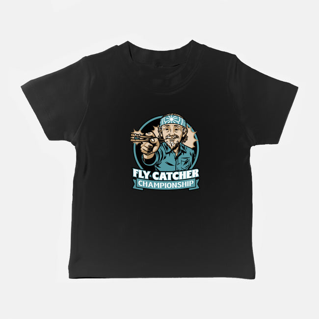 Karate Fly Catcher Champion-Baby-Basic-Tee-Studio Mootant