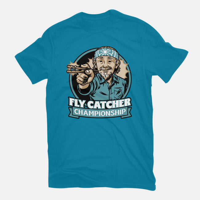 Karate Fly Catcher Champion-Mens-Heavyweight-Tee-Studio Mootant