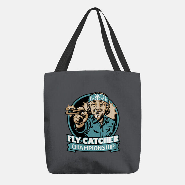 Karate Fly Catcher Champion-None-Basic Tote-Bag-Studio Mootant