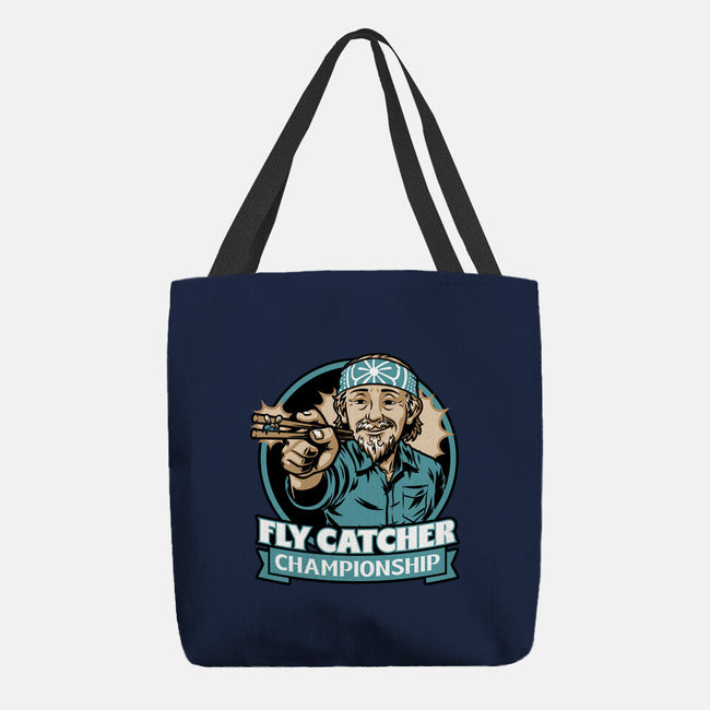 Karate Fly Catcher Champion-None-Basic Tote-Bag-Studio Mootant