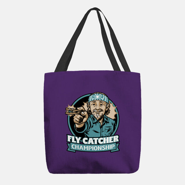 Karate Fly Catcher Champion-None-Basic Tote-Bag-Studio Mootant