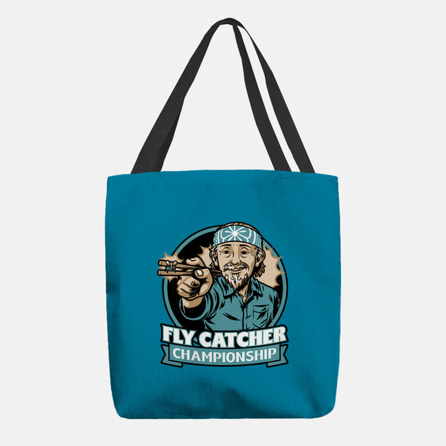 Karate Fly Catcher Champion-None-Basic Tote-Bag-Studio Mootant