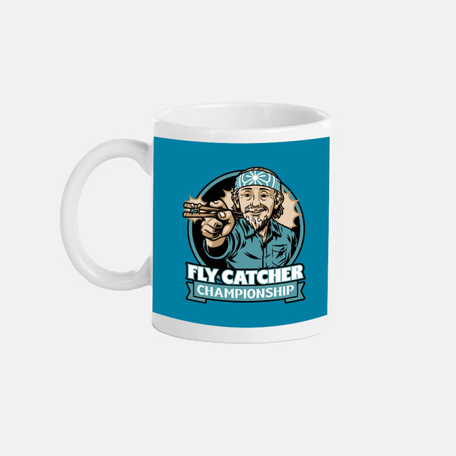 Karate Fly Catcher Champion-None-Mug-Drinkware-Studio Mootant