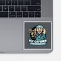 Karate Fly Catcher Champion-None-Glossy-Sticker-Studio Mootant