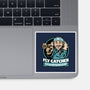 Karate Fly Catcher Champion-None-Glossy-Sticker-Studio Mootant