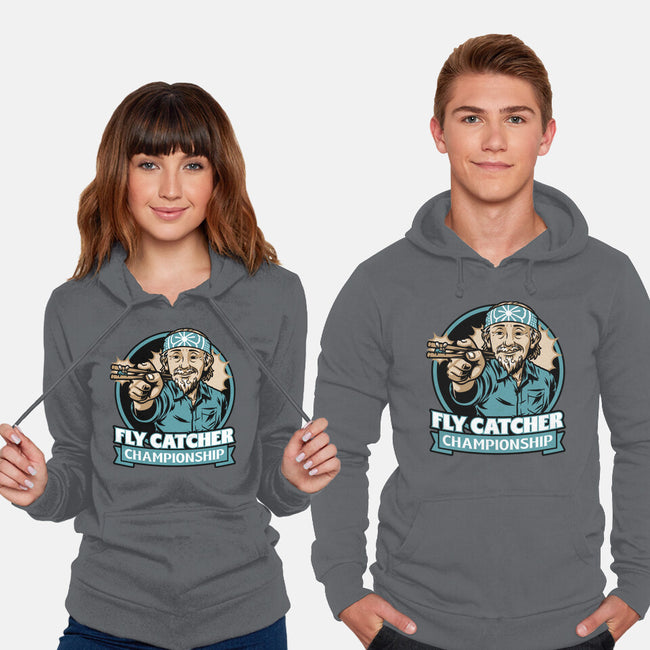 Karate Fly Catcher Champion-Unisex-Pullover-Sweatshirt-Studio Mootant