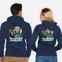 Karate Fly Catcher Champion-Unisex-Zip-Up-Sweatshirt-Studio Mootant