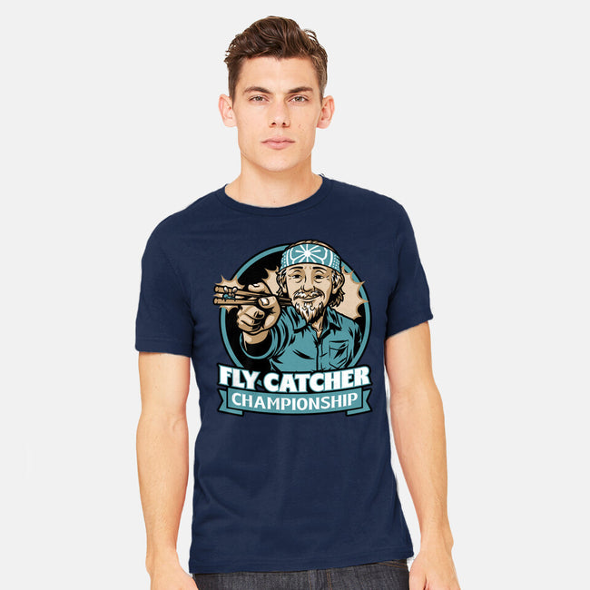 Karate Fly Catcher Champion-Mens-Heavyweight-Tee-Studio Mootant