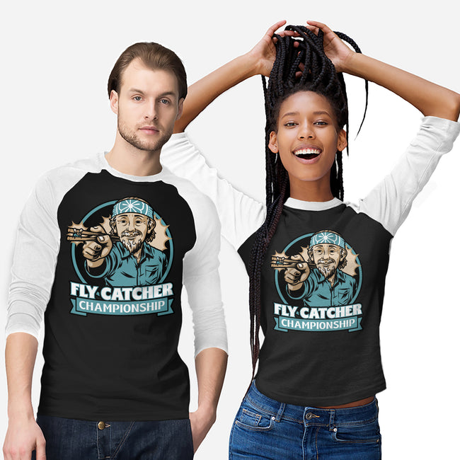 Karate Fly Catcher Champion-Unisex-Baseball-Tee-Studio Mootant