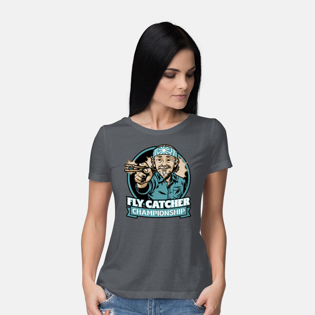 Karate Fly Catcher Champion-Womens-Basic-Tee-Studio Mootant