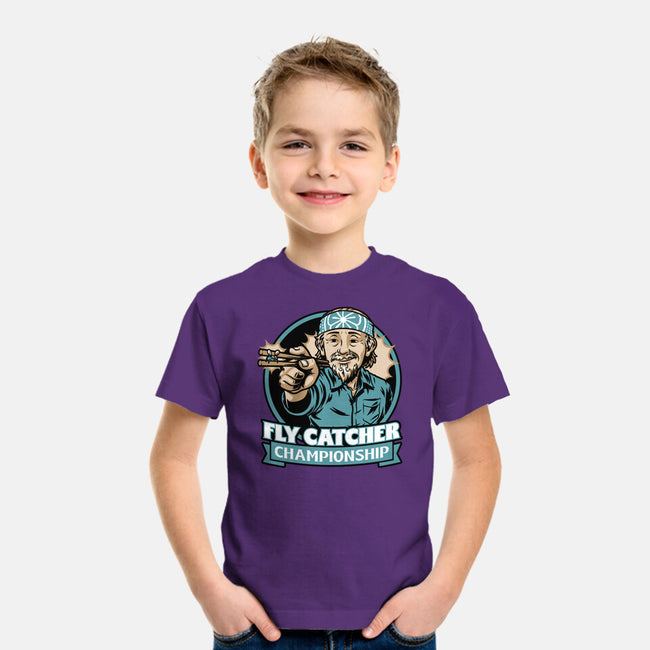 Karate Fly Catcher Champion-Youth-Basic-Tee-Studio Mootant