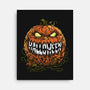 Scary Pumpkin-None-Stretched-Canvas-zascanauta