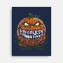 Scary Pumpkin-None-Stretched-Canvas-zascanauta