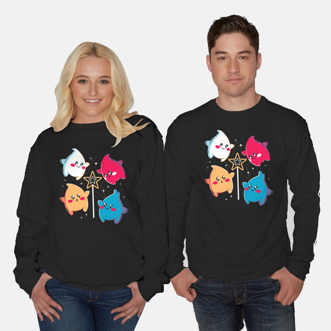 Little Star-Unisex-Crew Neck-Sweatshirt-Eoli Studio