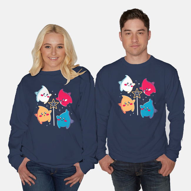 Little Star-Unisex-Crew Neck-Sweatshirt-Eoli Studio